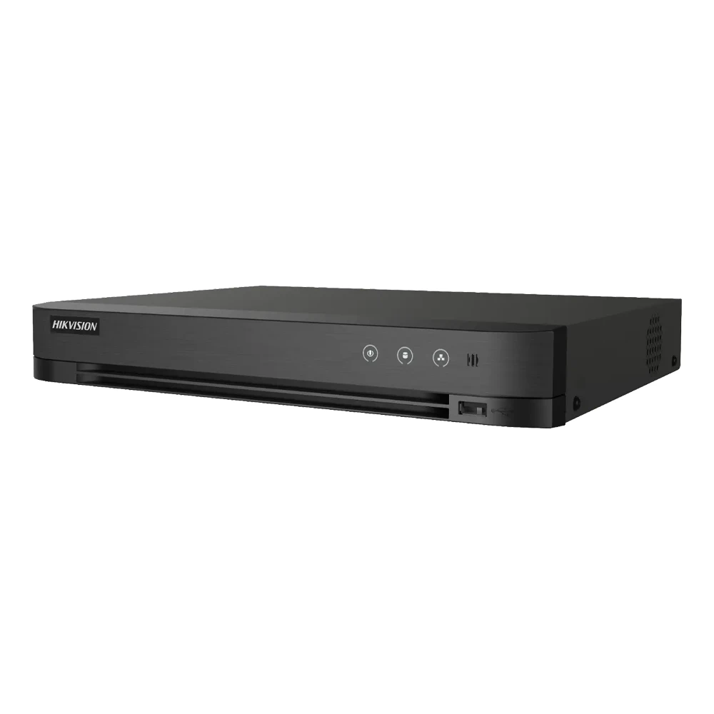 DVR Acusense Hikvision 4Ch 1080P, Reconocimiento Facial iDS-7204HQHI-M1/FA*