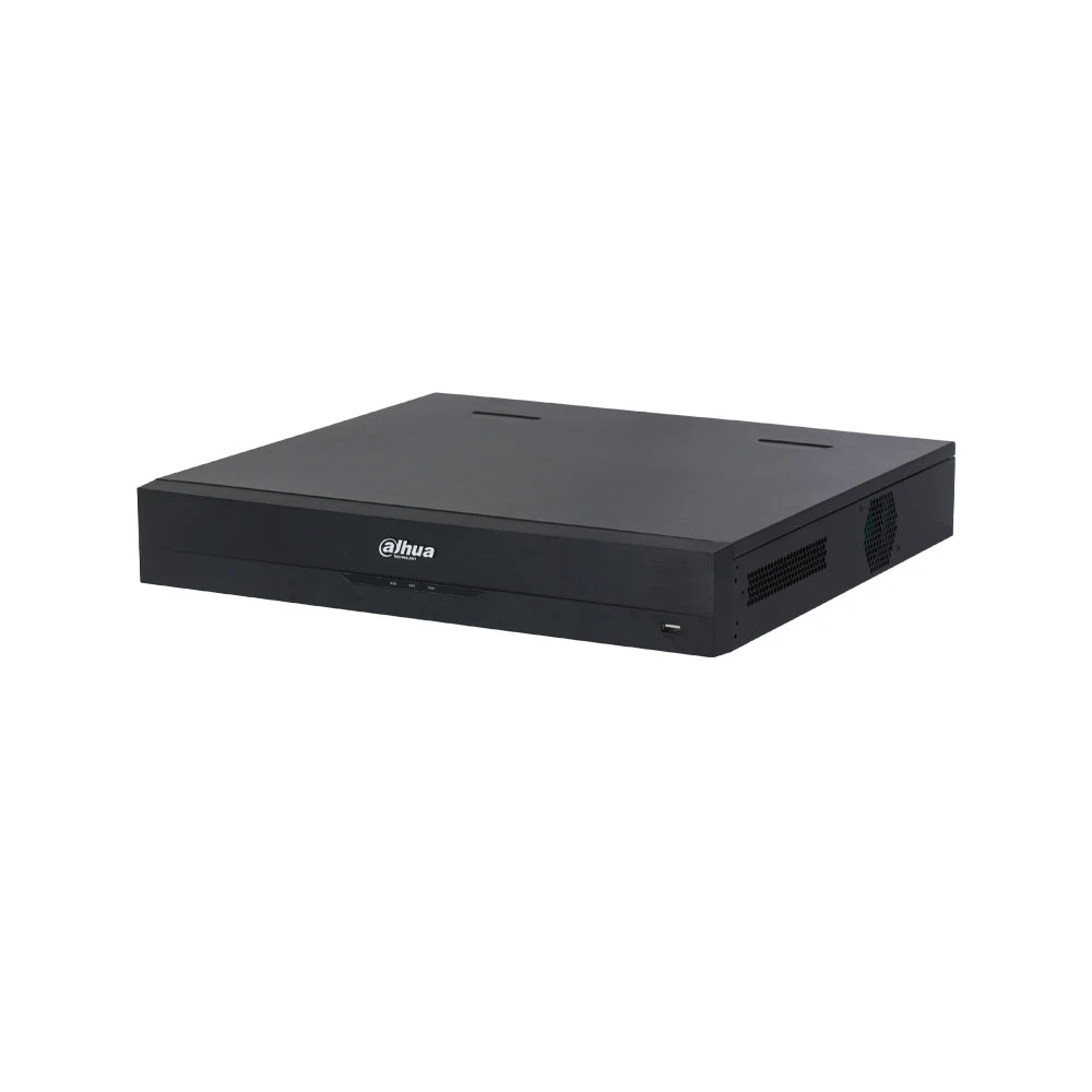 NVR Dahua 64 canales soporta 4 HDD hasta 16TB IA protección Perimetral ANPR, FD, FR DHI-NVR5464-EI
