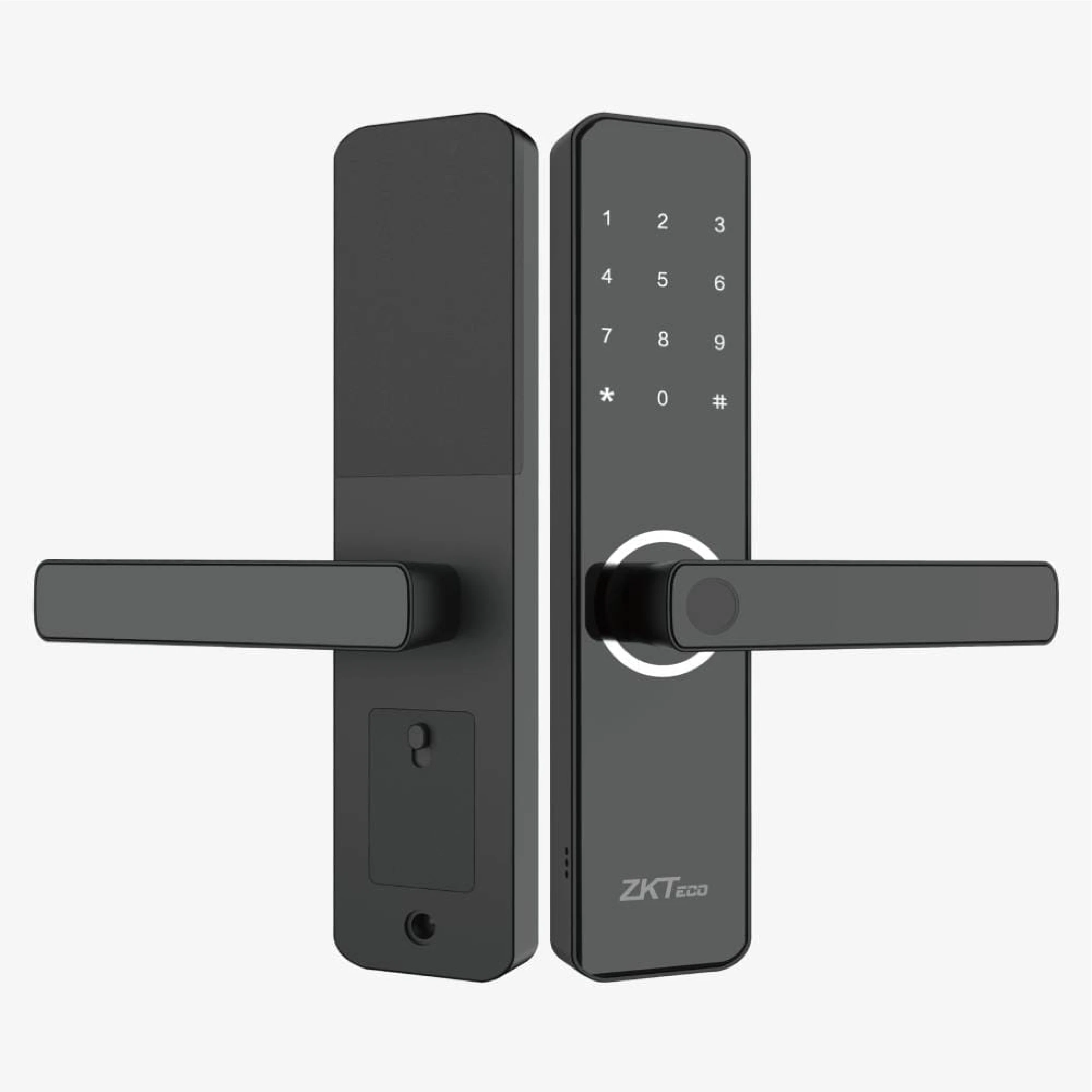 Cerradura digital biométrica wifi bidireccional con verificación por huella/clave/tarjeta. ML100.