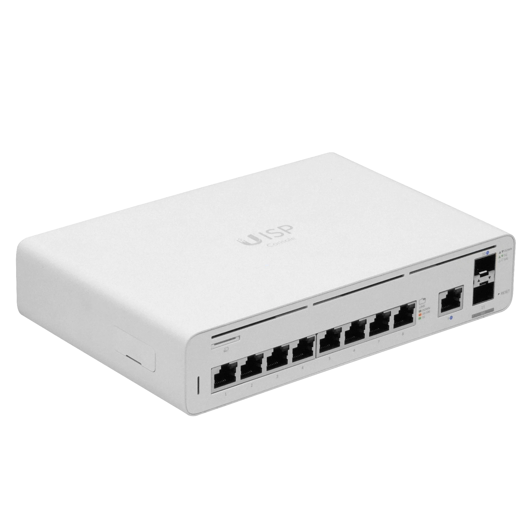CONSOLA UISP (9) GbE (2) 10G SFP+ 1U ACCESORIOS RACK INC UISP-Console