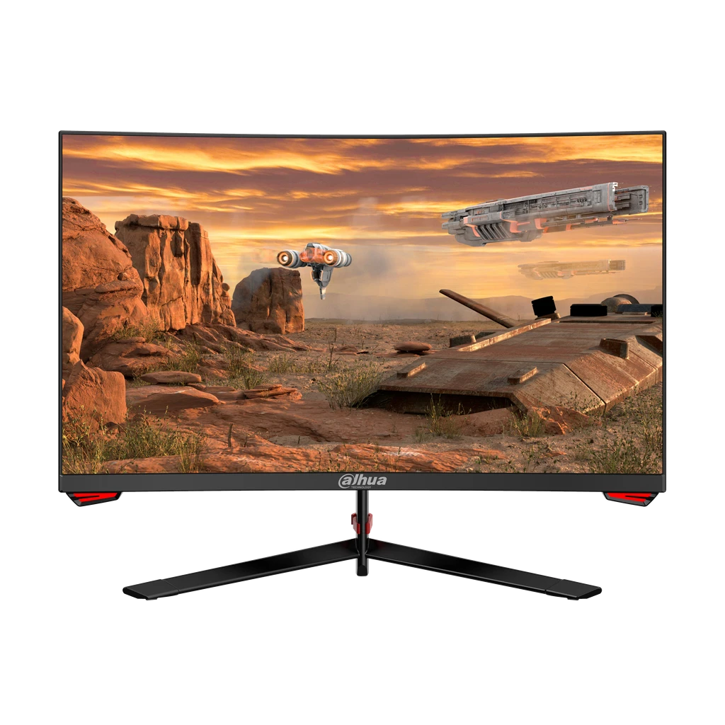 MONITOR CURVO DAHUA 24 PULG. PROFESIONAL. USO 24/7. 250 NITS. INCL. BASE DHI-LM24-E230C.