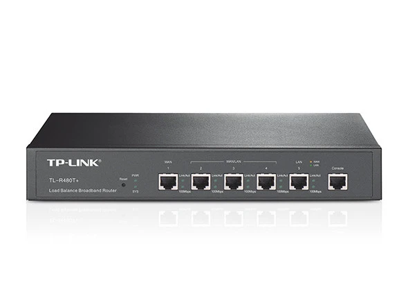 Router de Balance de carga de banda ancha 4 puertos WAN 4 puertos LAN TL-R480T+