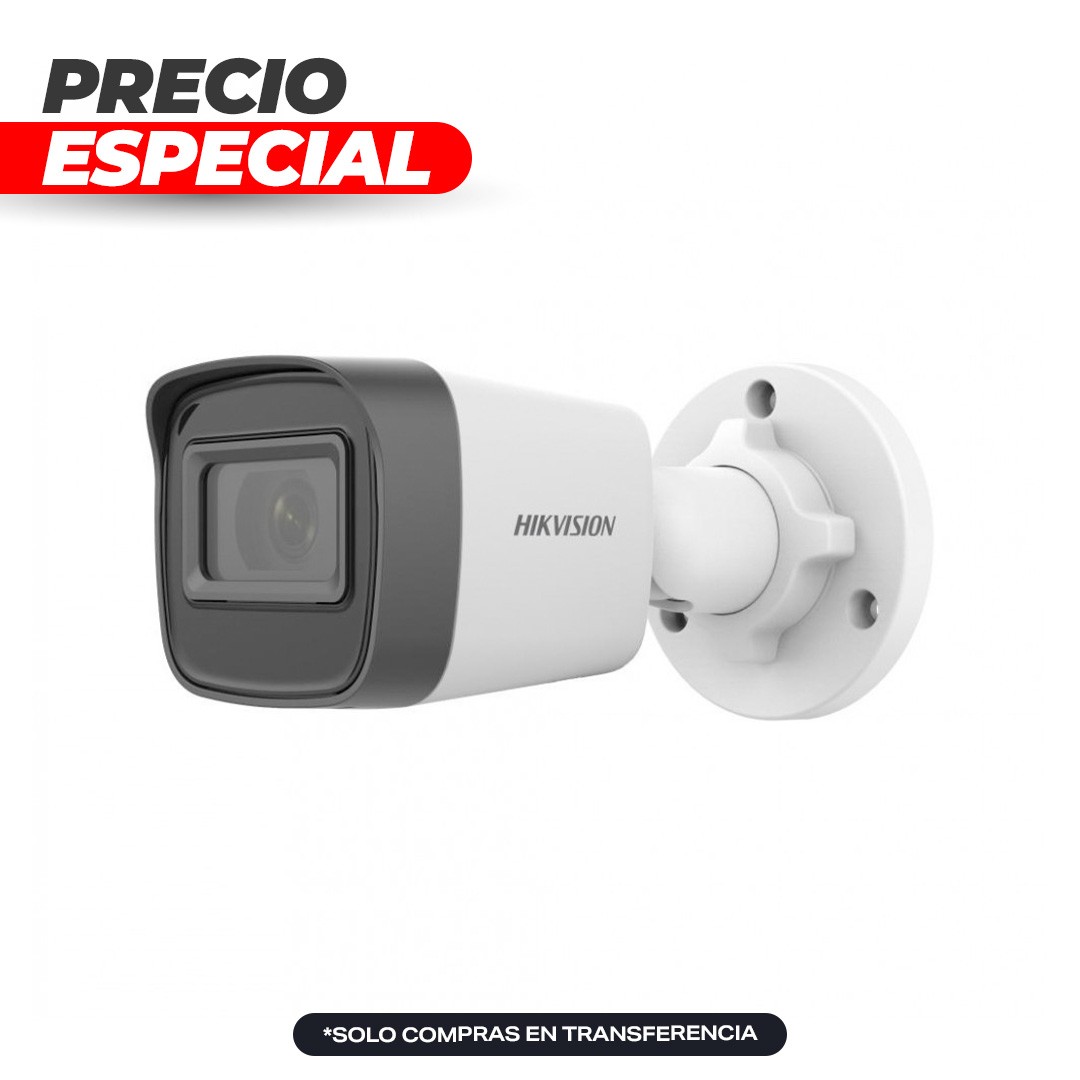 Cámara Bullet IP 2MP IR20m PoE DS-2CD1021G0-I 2.8mm Hikvision