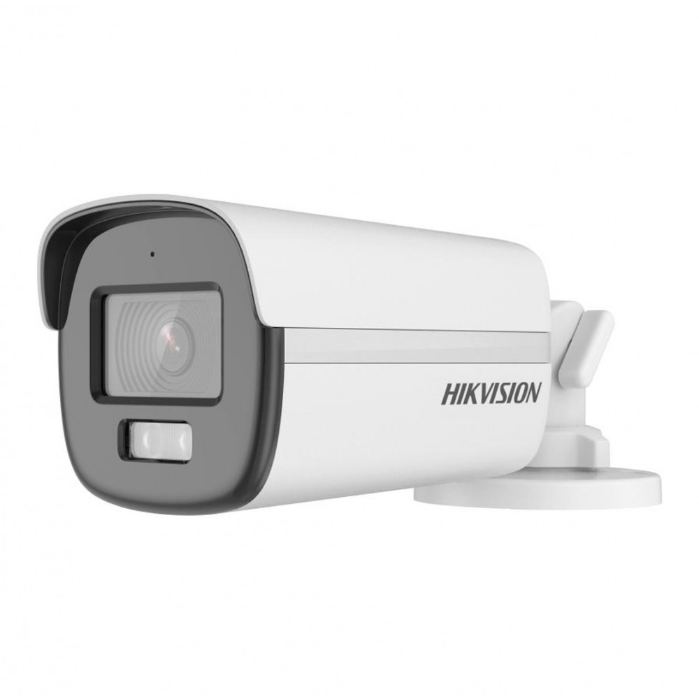 Cámara Bullet TVI 2MP IR40m Smart Hybrid Light ColorVu IP67 DS-2CE12DF0T-LFS 2.8mm Hikvision