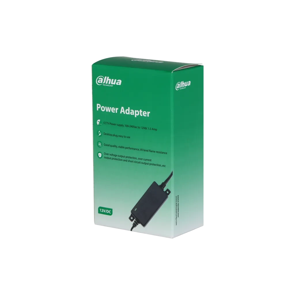 DH-PFM325D-1215EN. Fuente de poder Dahua de 12v 1.5A 