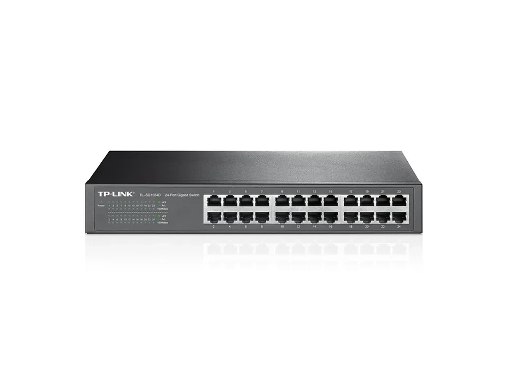 TL-SG1024D. Switch Gigabit 24 puertos montaje en escritorio / rack 10/100/1000