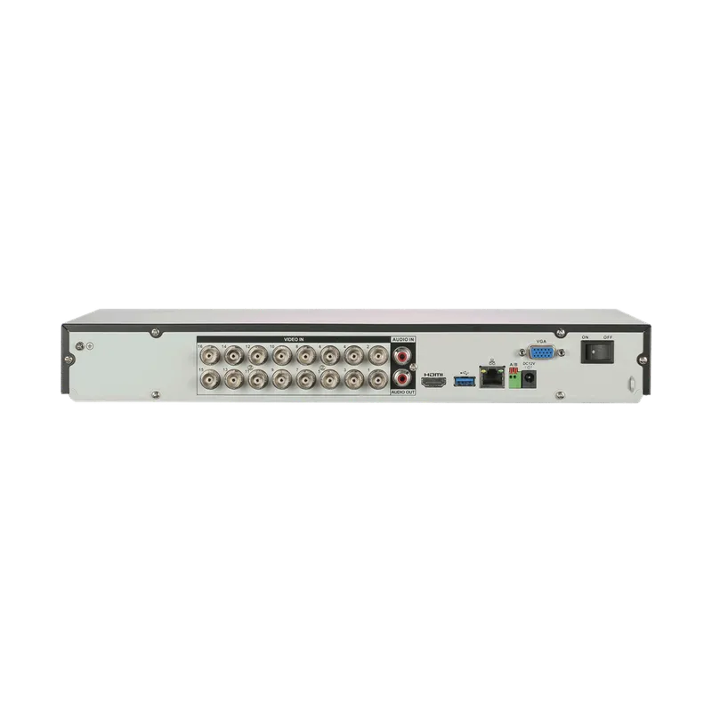 DH-XVR5216AN-I3. XVR DAHUA 16CH. FULL HD. 2HHD DE HASTA 16TB C/U. AI Wiz Sense