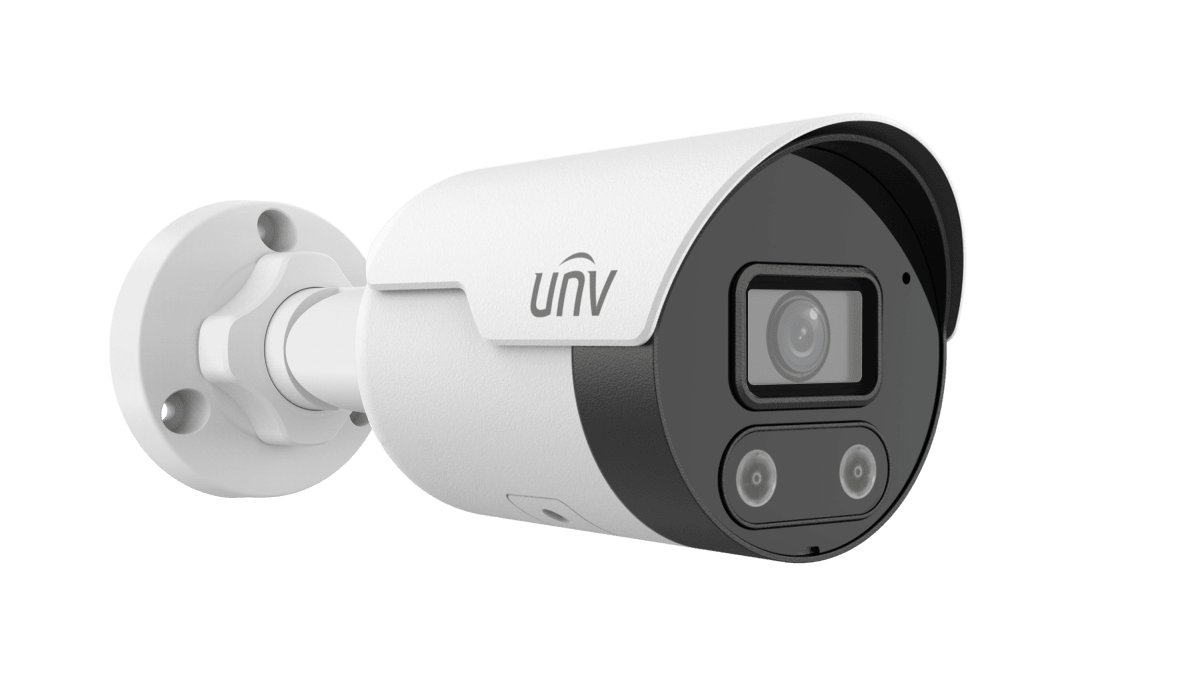 Cámara IP UNV Bala IPC2128SE-ADF28KM-WL-I0 4k 8MP LightHunter Luz 30MT Audio IP67 POE Alarma