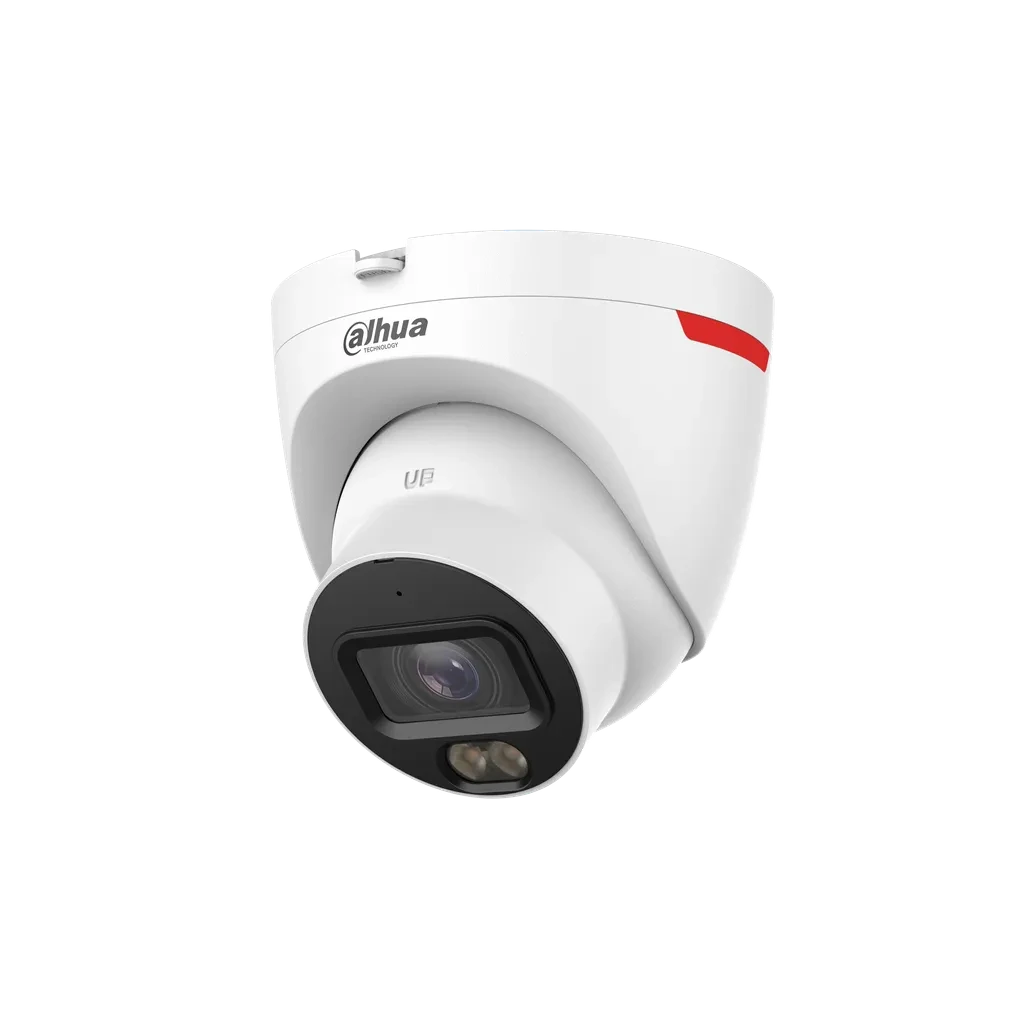 DH-IPC-HDW2849TP-S-LED-0280B-PRO. Cámara IP Mini Domo WizColor, 8MP, Lente Fijo 2.8mm, Led 30M, SMD Plus, IP67